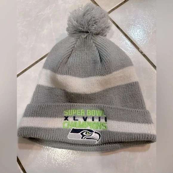 Seattle Seahawks Super Bowl Vintage Collectible Toque New Era - Picture 2 of 7